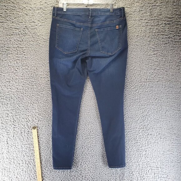 Jessica Simpson Jeans Womens 14 Blue Poppy Mid-Rise Skinny Stretch Denim - Picture 14 of 15